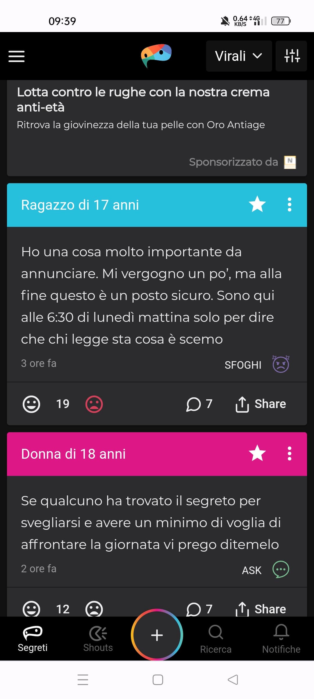 Ma davvero avete mandato sta cosa nei virali? 