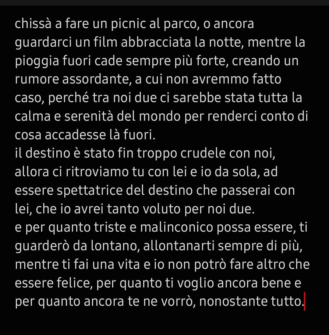 vorrei fare leggere questo alle persone che mi reputano una stronza