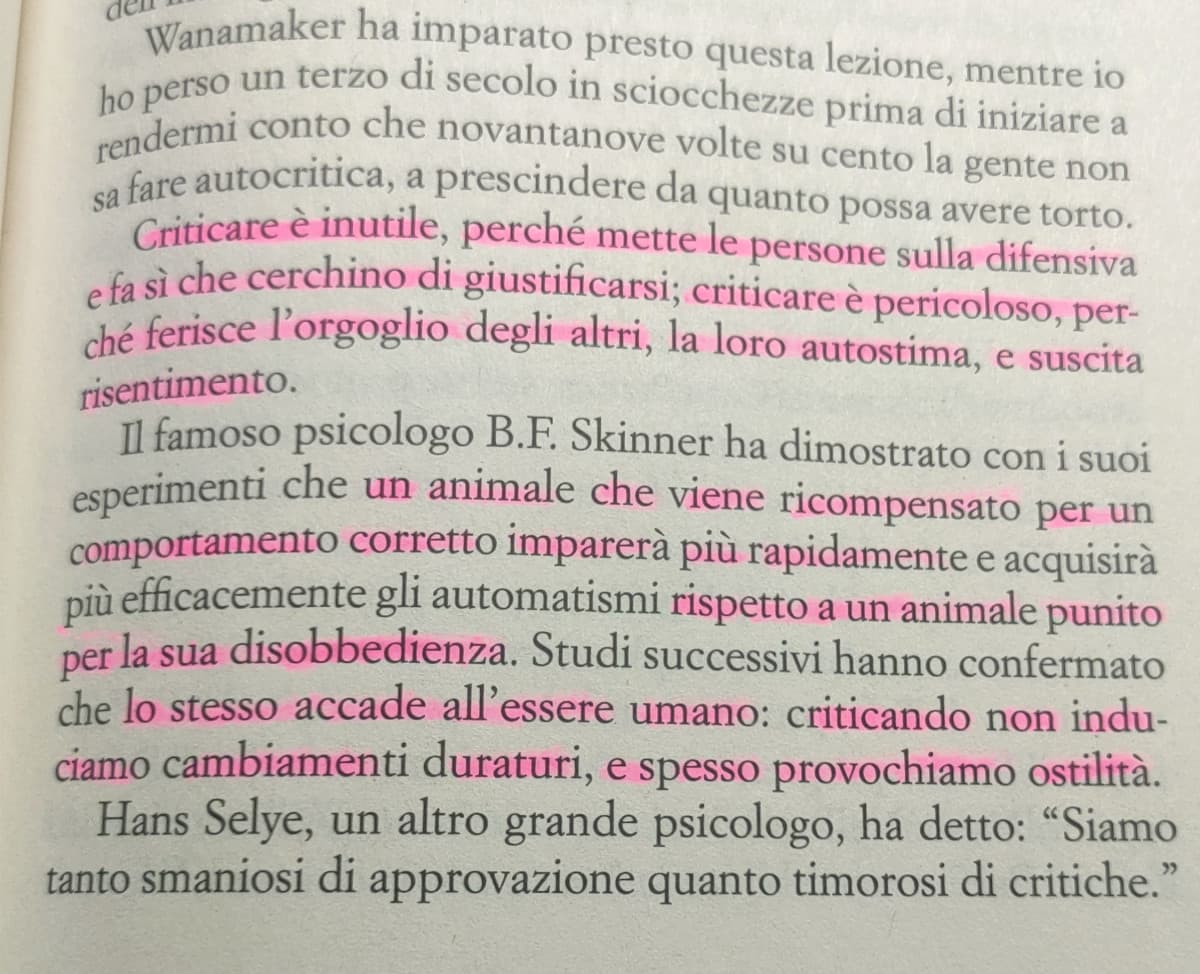 Penso che questo debba essere impresso nella mente di tutti (anche la mia)