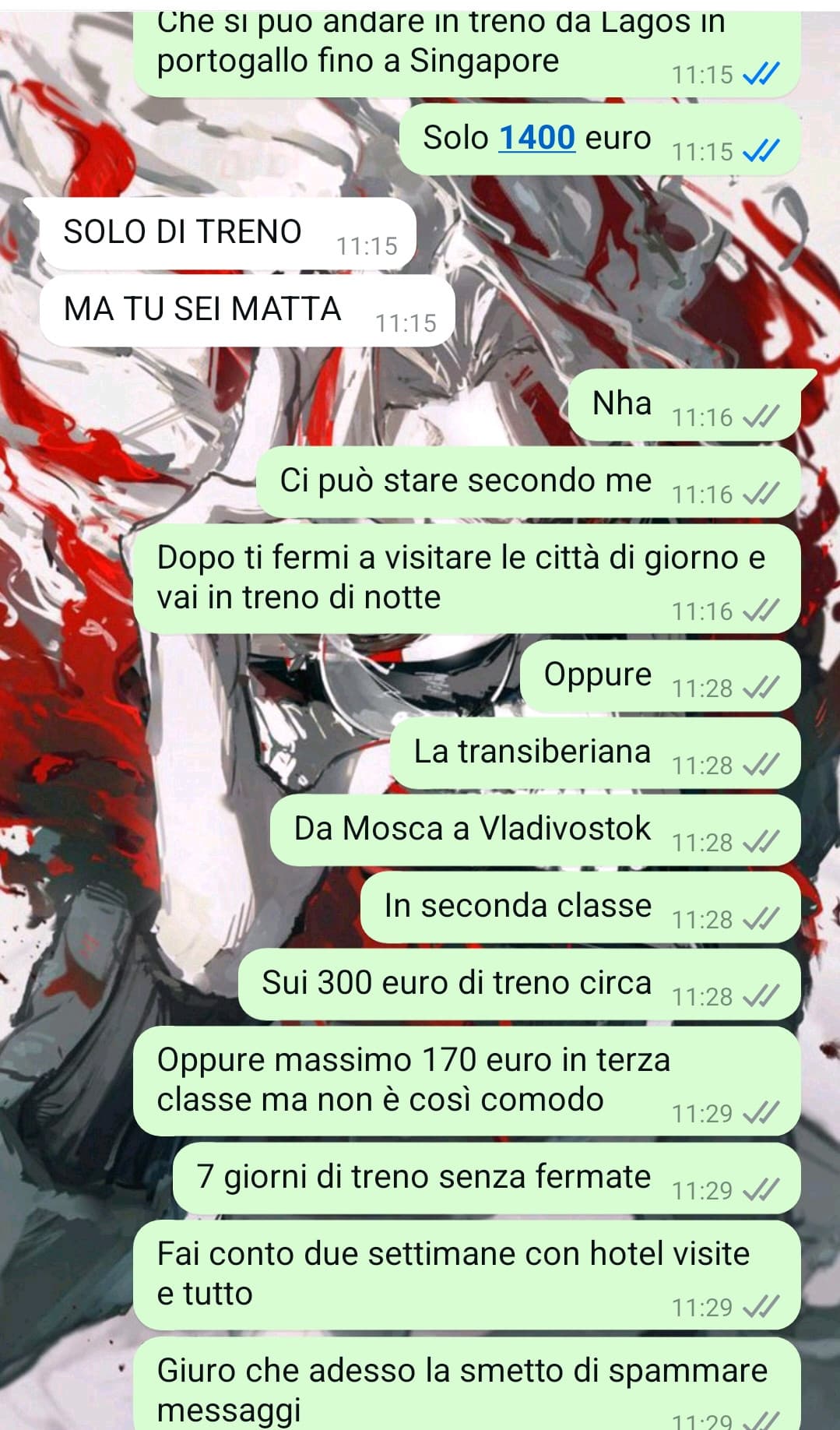 Giuro che la smetto di rompere