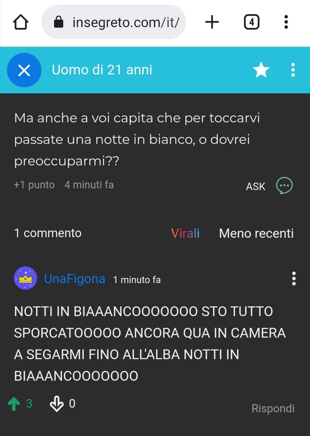 Apro Insegreto e trovo questo