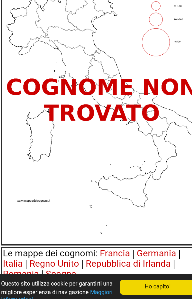 Eppure in famiglia siamo almeno 20 con 'sto cognome solo nella mia città. Vabbè.