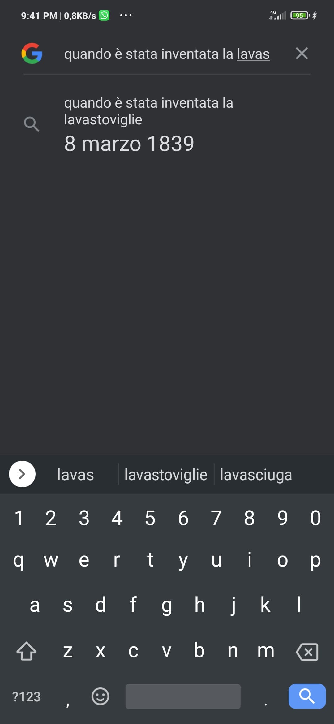 Oggi è la vostra festa lavatrici