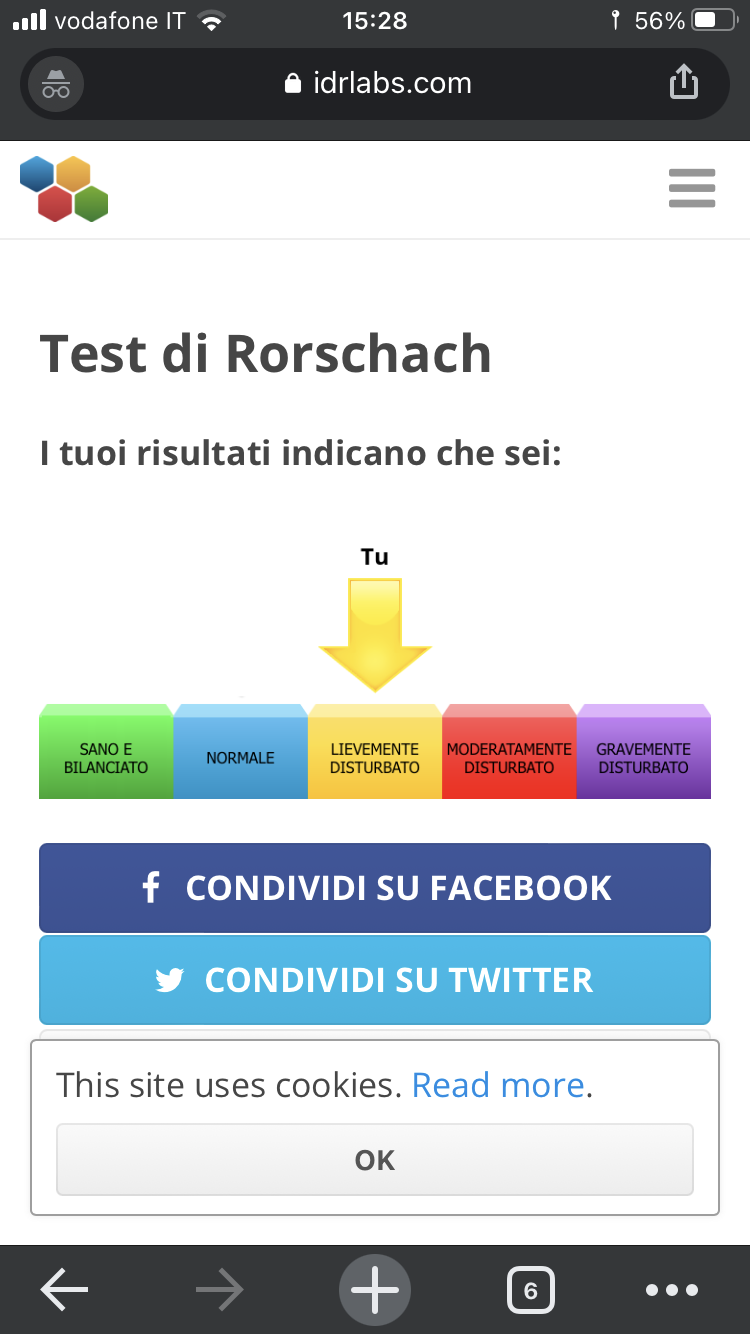 domani ho la prima visita dallo psichiatra, ciao