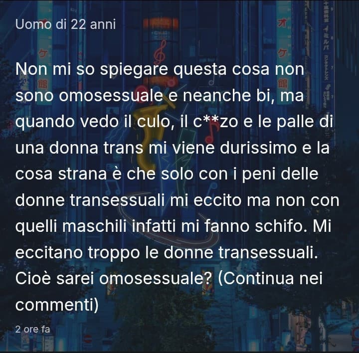 L' orientamento sessuale: