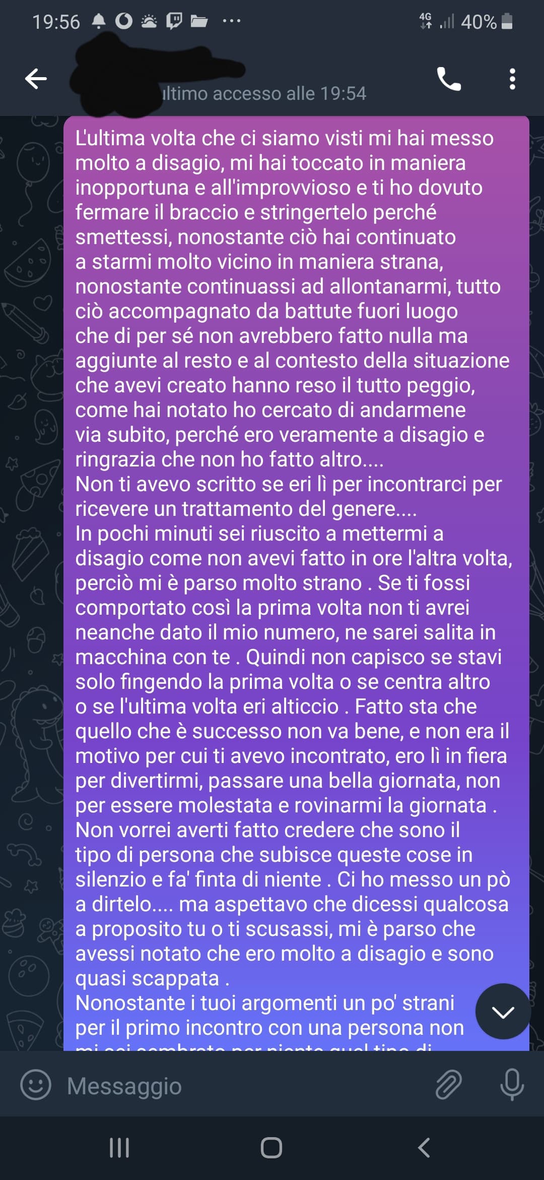 Lo feci .
Avete chiesto di tenervi aggiornati ed ecco qua .
(Per sapere di più guardare i miei precedenti shouts) .