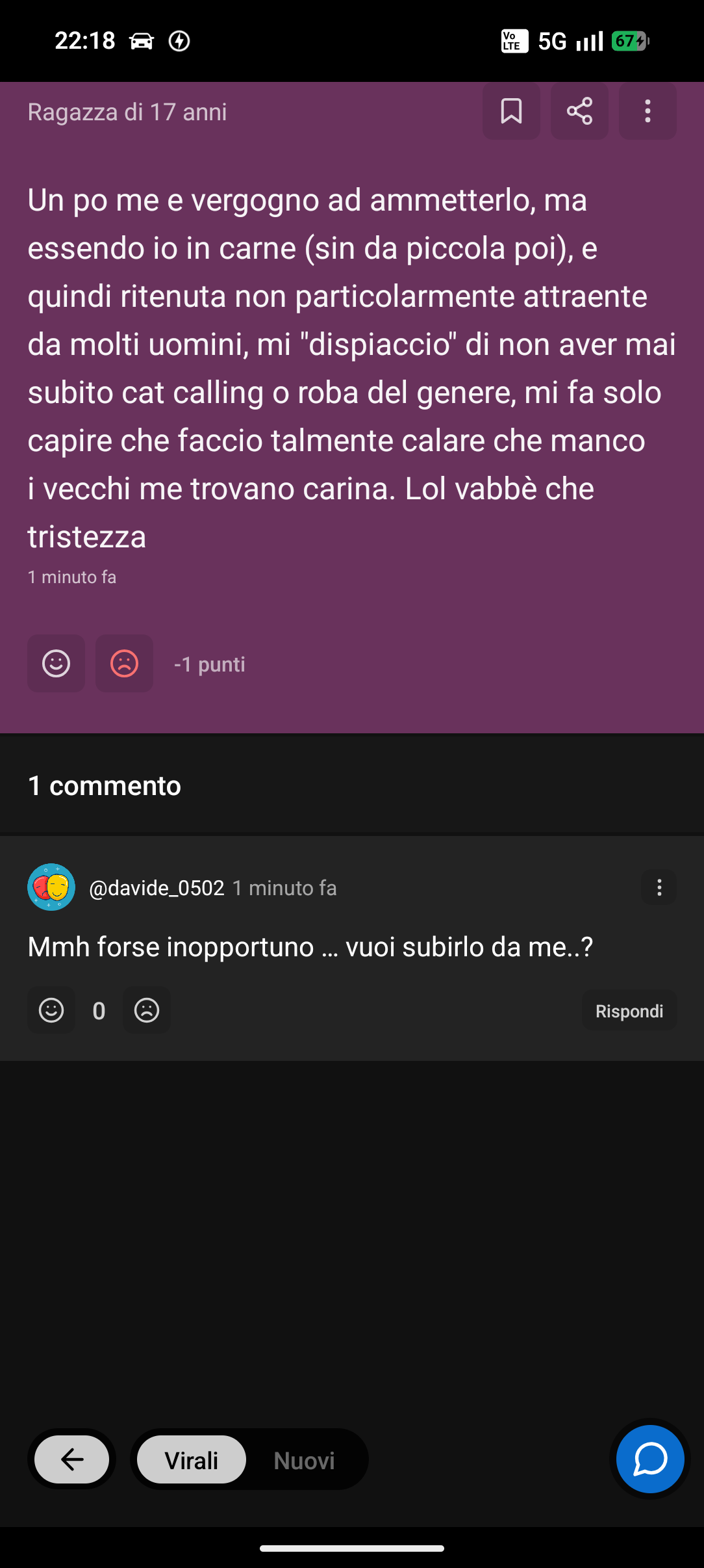 disgustoso.