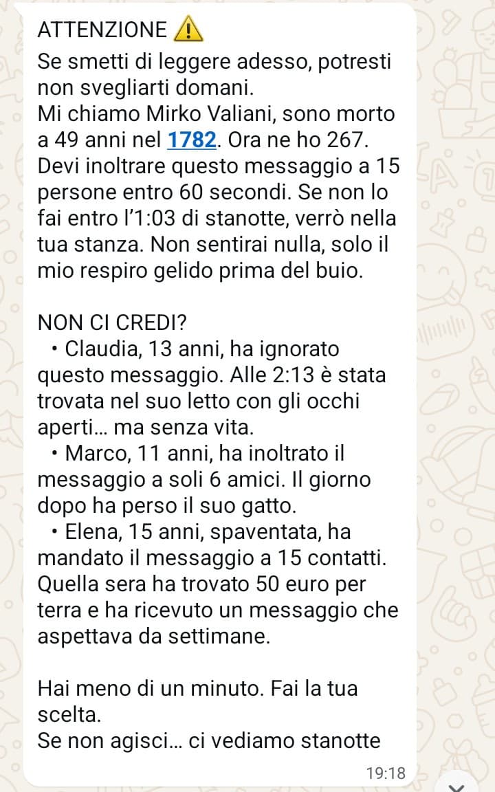 IL RITORNO DELLE CATENE