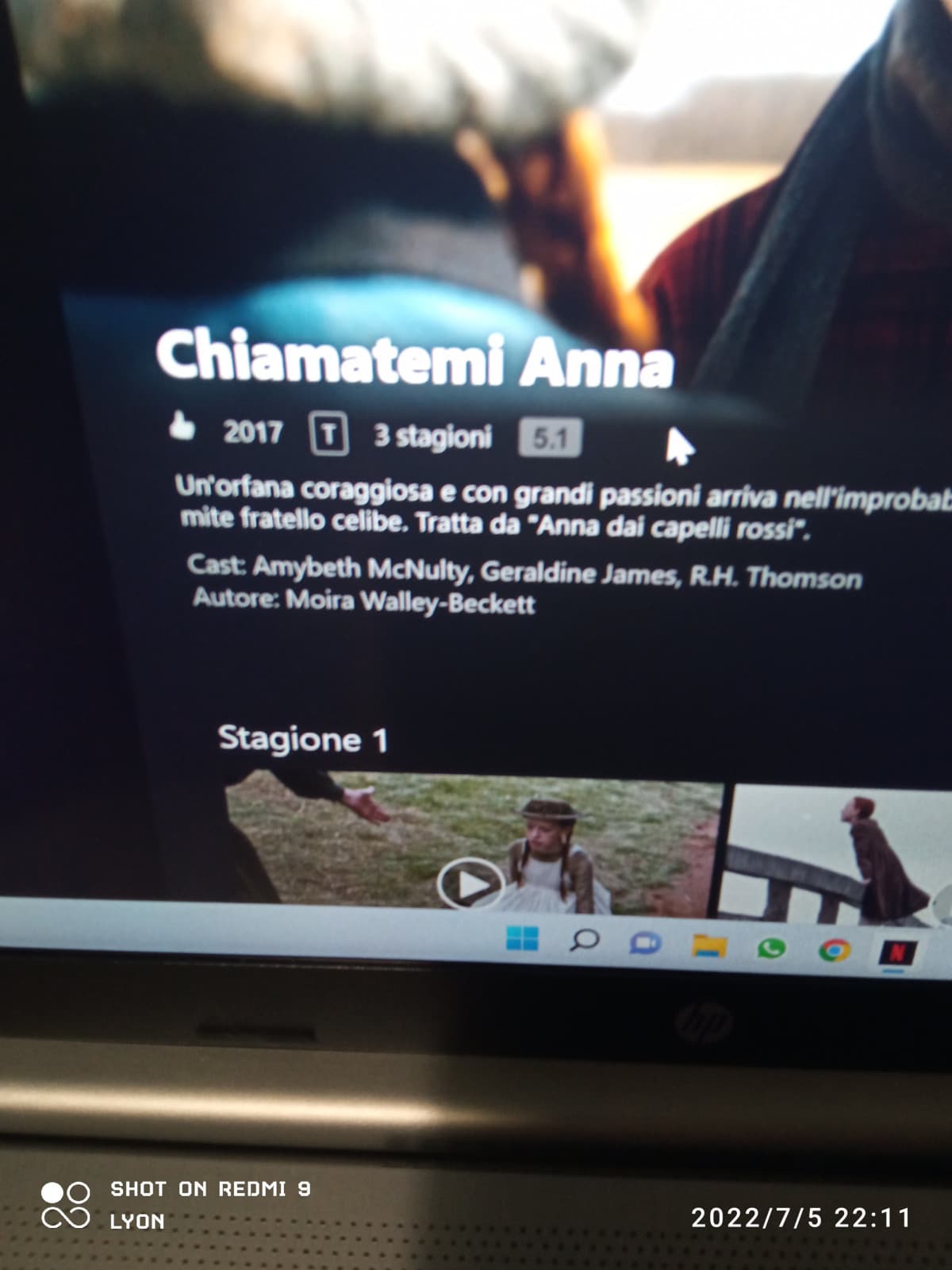 Prima serie TV della mia vita