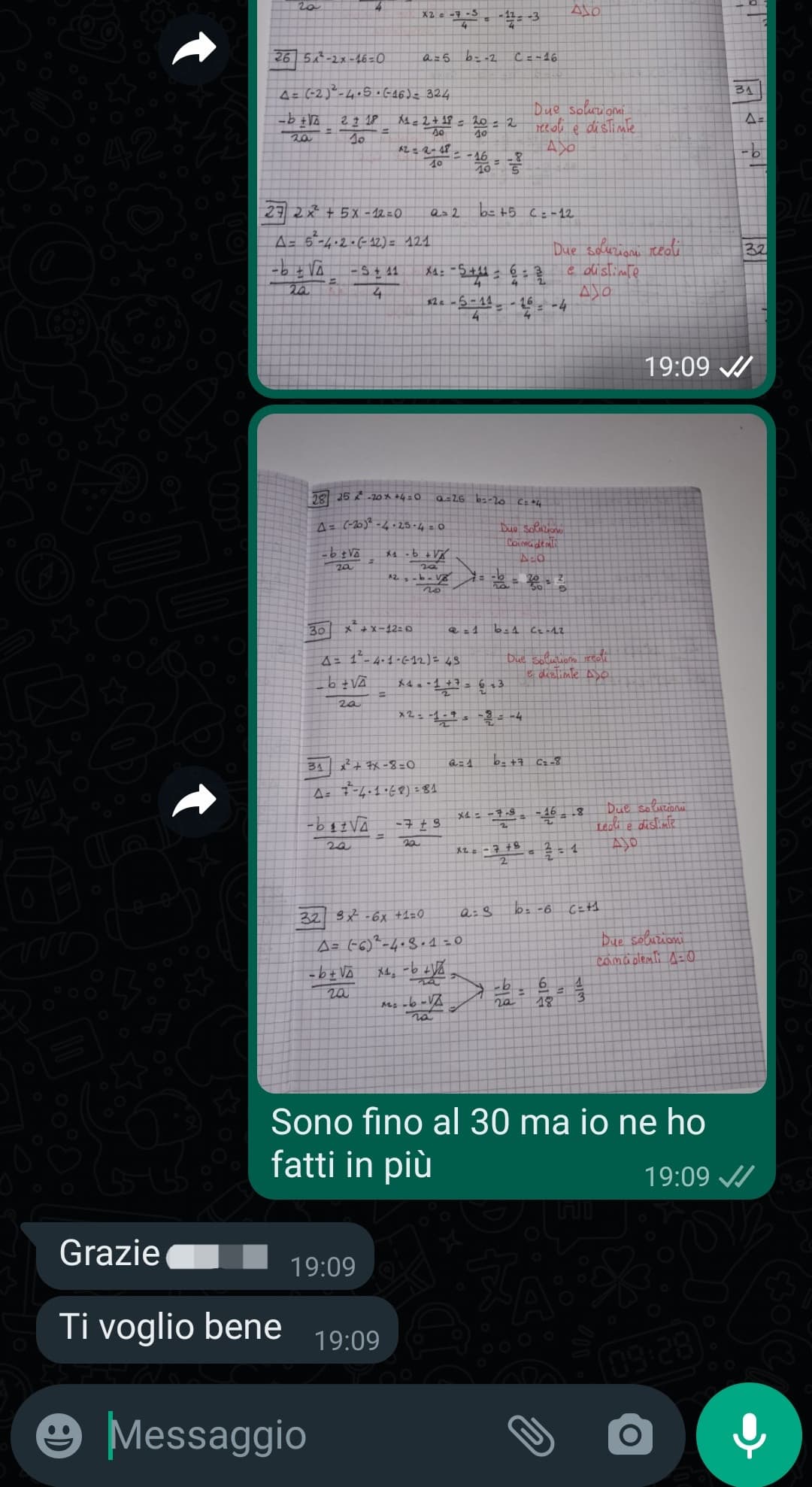 I "ti voglio bene", quelli sinceri