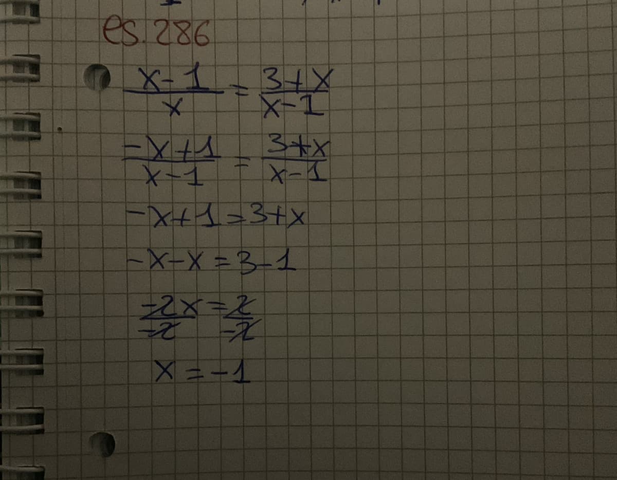 Dovrebbe uscirmi 0, che ho sbagliato? Vi prego rispondete domani ho verifica