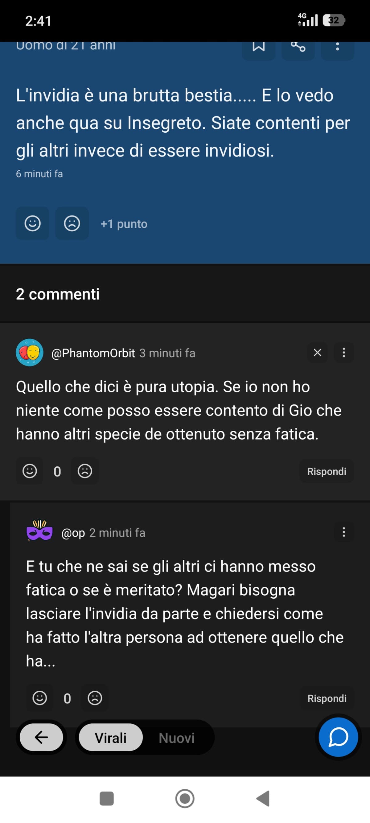 Che ne pensate?