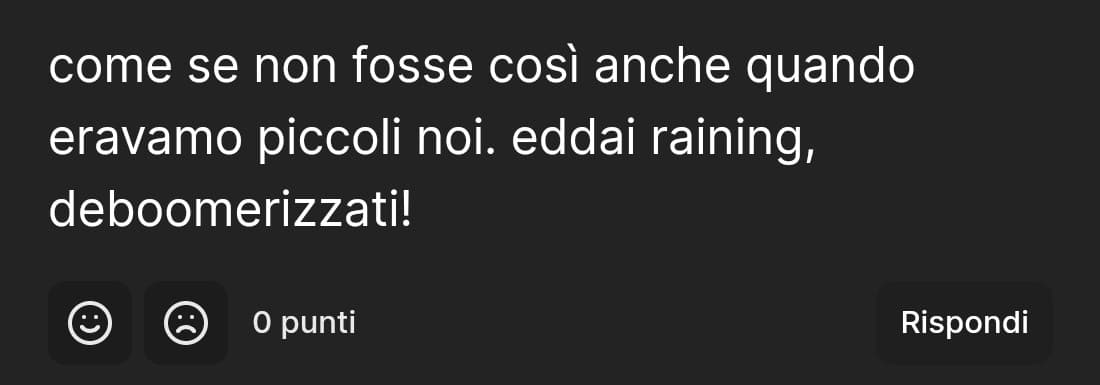 Voi a 8 anni facevate a gara a chi scopa di più? Perché io onestamente no