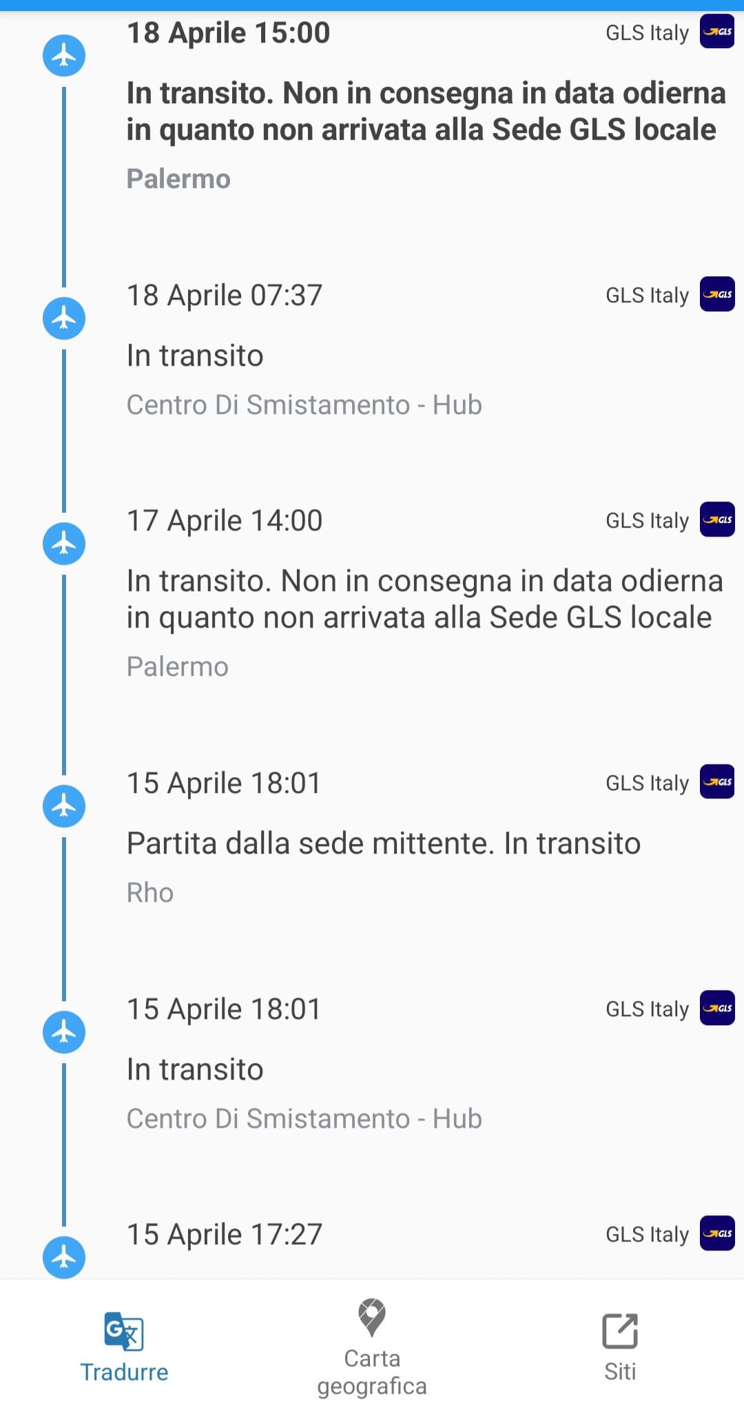Ma Il pacco fa avanti ⏩ e indietro 🔙?