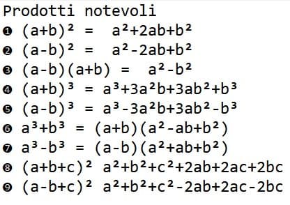 A che età avete scoperto che (a+b)² = a²+2ab+b² ?