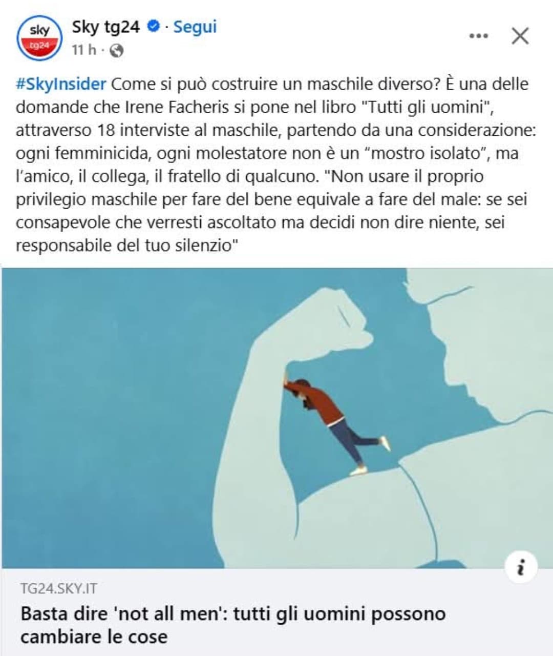 Non sapevo di essere privilegiato