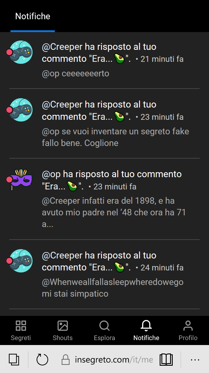 Peccato...l'hanno tolto? Mi stavo divertendo?