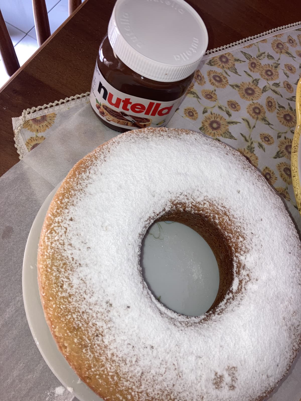 Fatta ieri 😂poi mi sono sentita in colpa e non l’ho riempita con la nutella