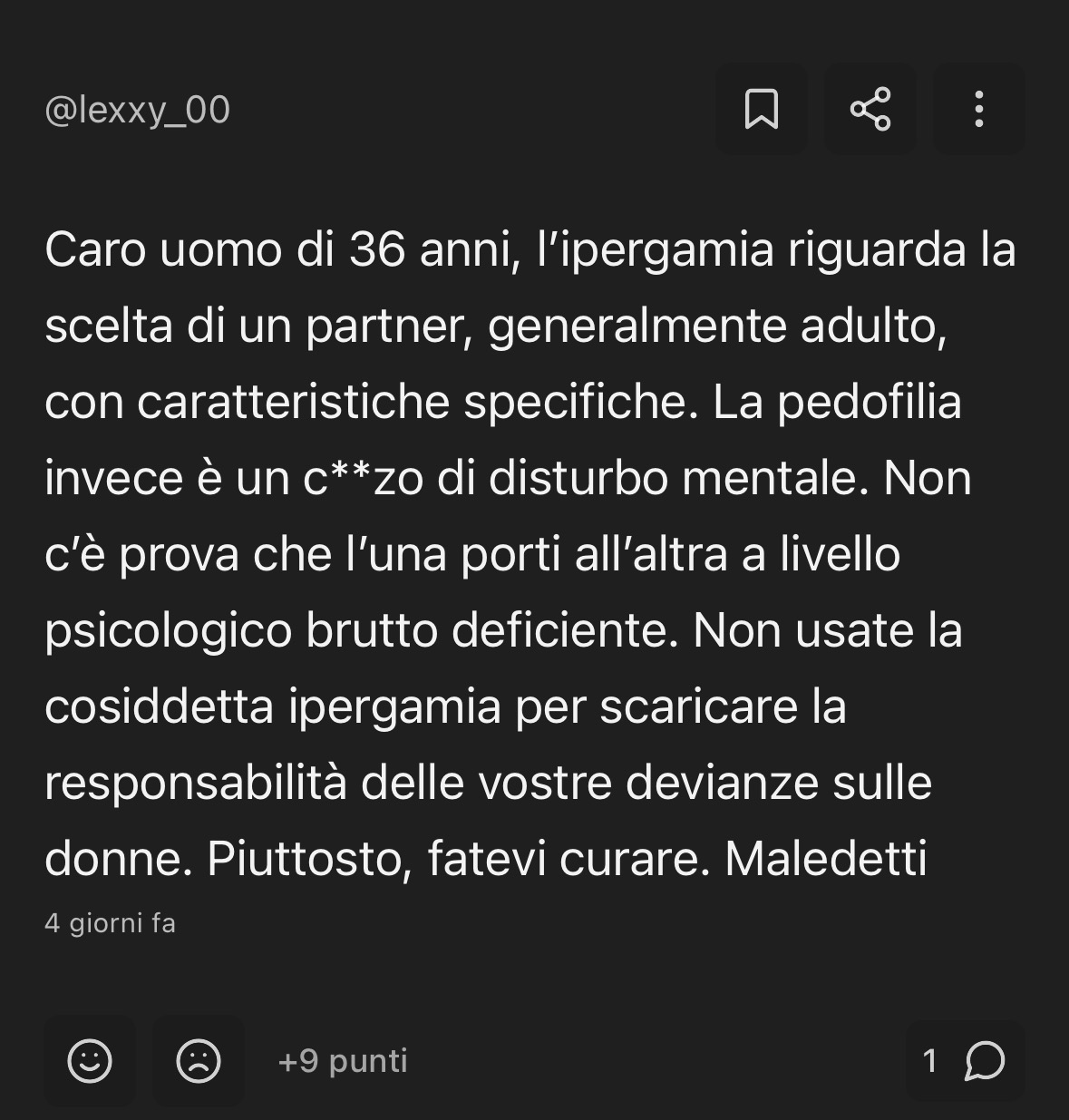 reposto perché è tornato a quanto pare