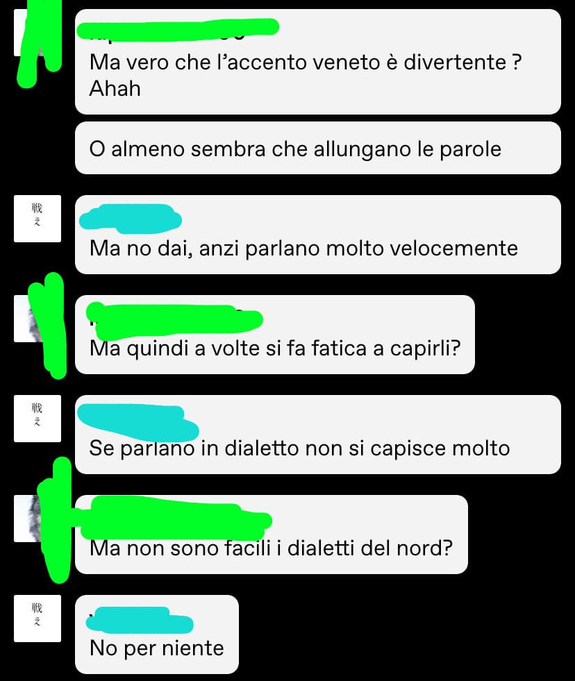 E poi dicono che i dialetti del nord si capiscono ahah