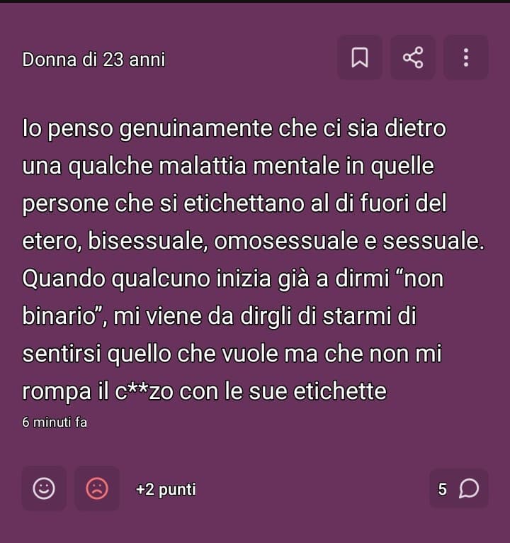 Immagina non distinguere orientamento sessuale e identità di genere nel big 2025
