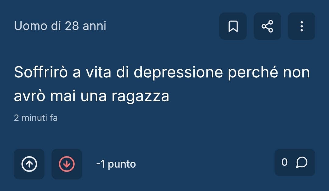 Aprire il sito a tempo perso e ritrovarsi per 24h sto cretino. Fatti chiudere e fai buttare via la chiave. 🫶🏼