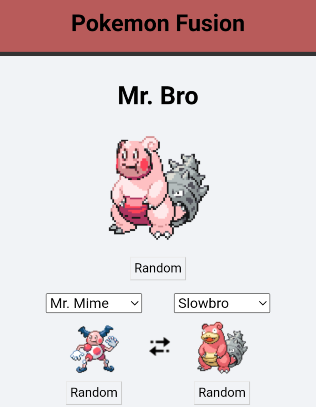 Creando aborti fondendo pokemon di prima generazione
