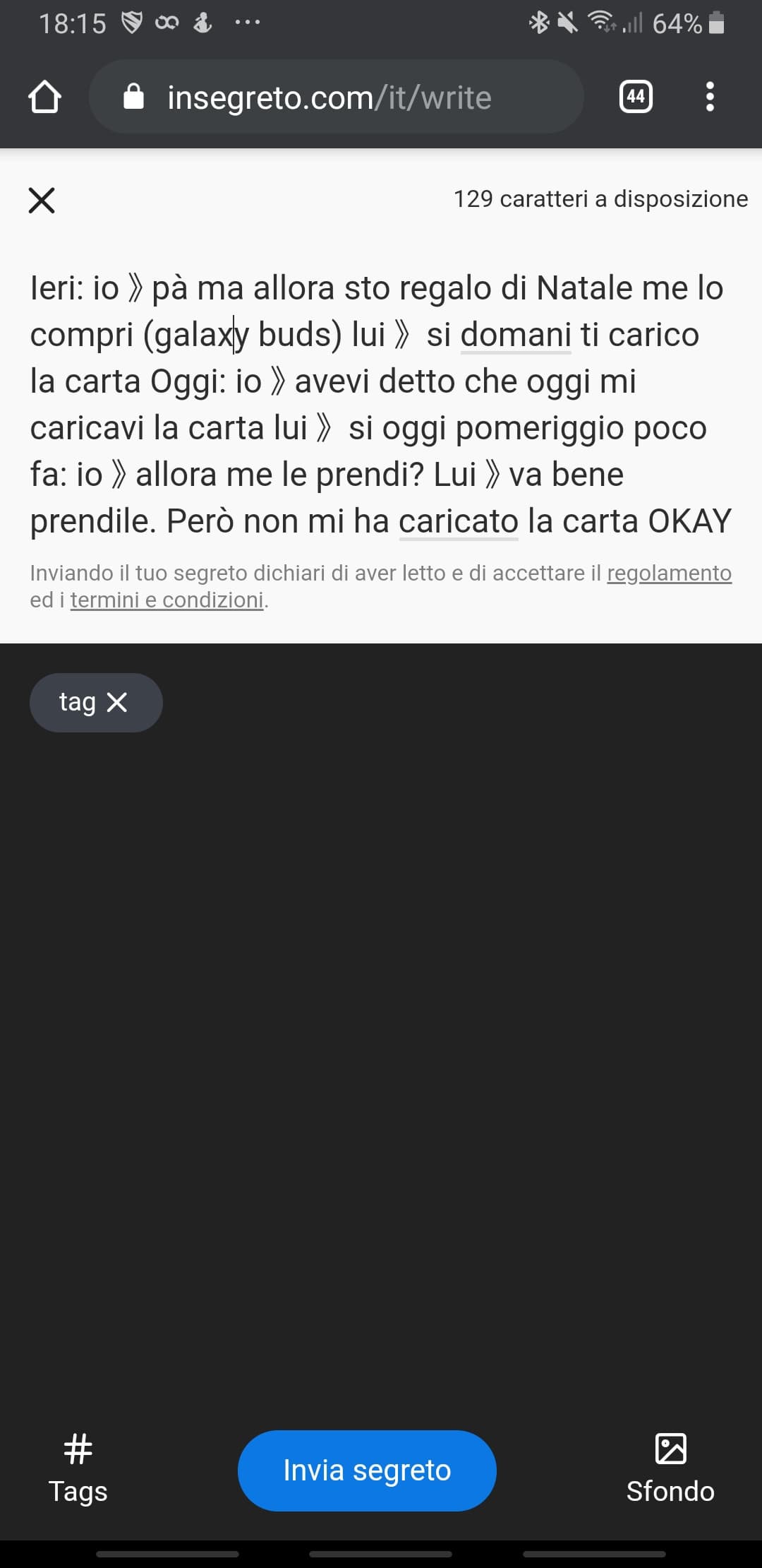 Non me lo caricaaaa