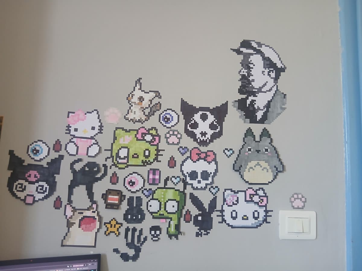 Le mie pixel art😼