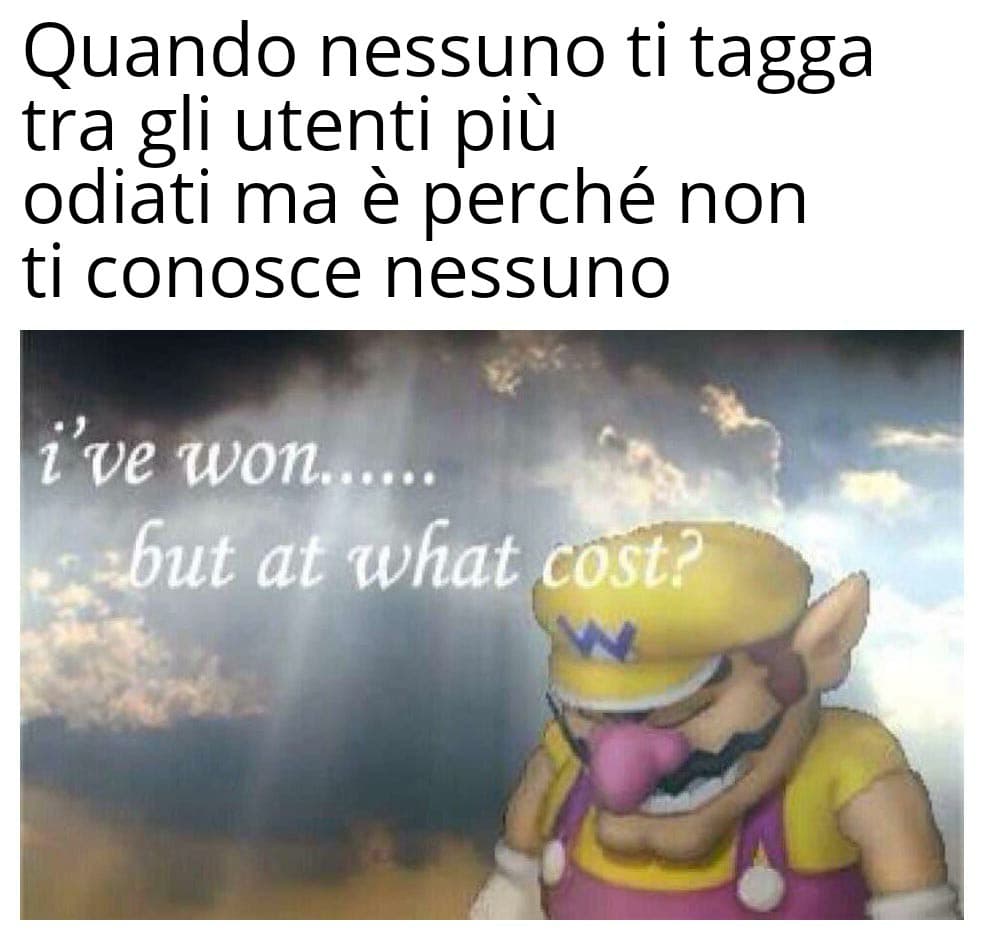 Il segreto che chiedeva di taggare gli utenti che più ti stanno sul cazzo mi ha fatto venire in mente questo