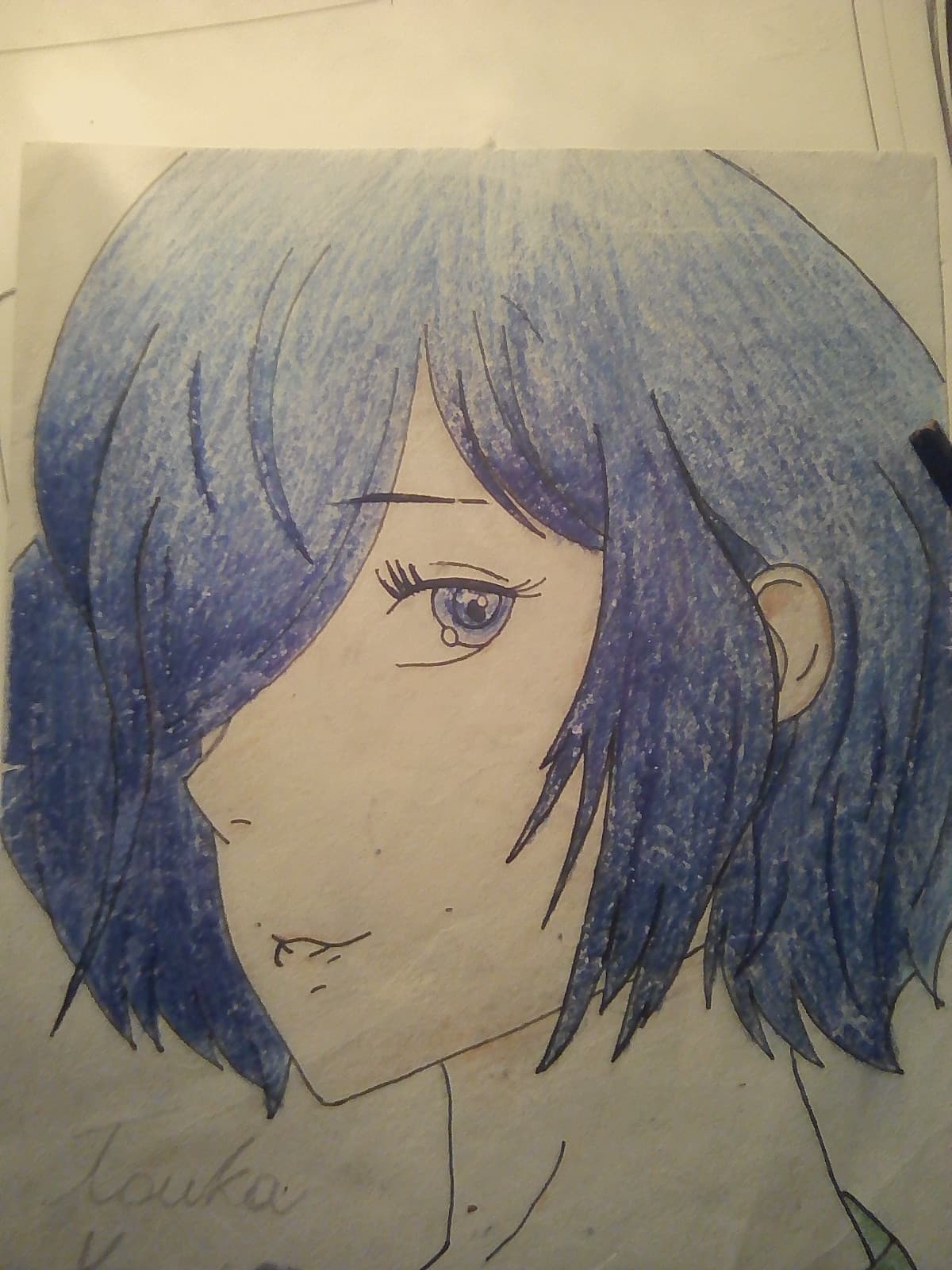Ho ritrovato un mio disegno delle medie