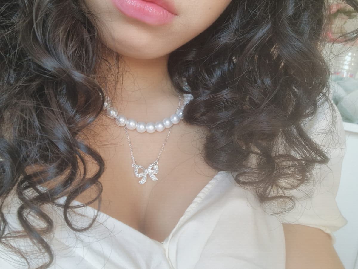 Ho finalmente trovato una collana con un fiocco 🎀 aaaa ne volevo da tanto una così ma non la trovavo mai
