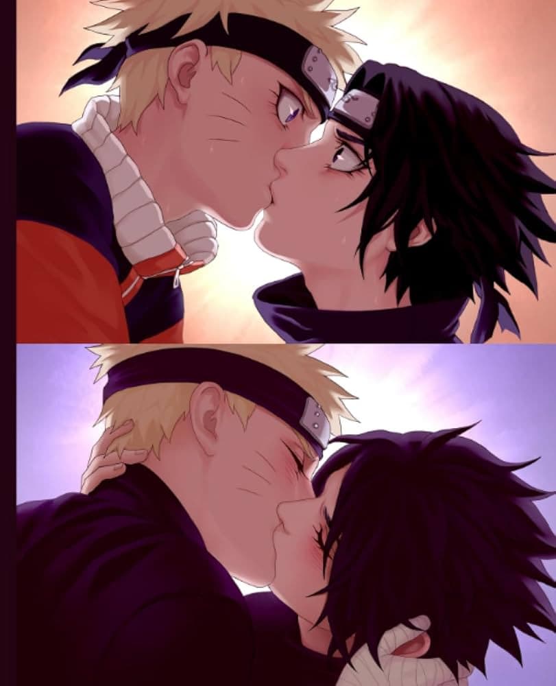 Fun fact: sasuke e naruto si sono canonicamente baciati 2 volte 👄