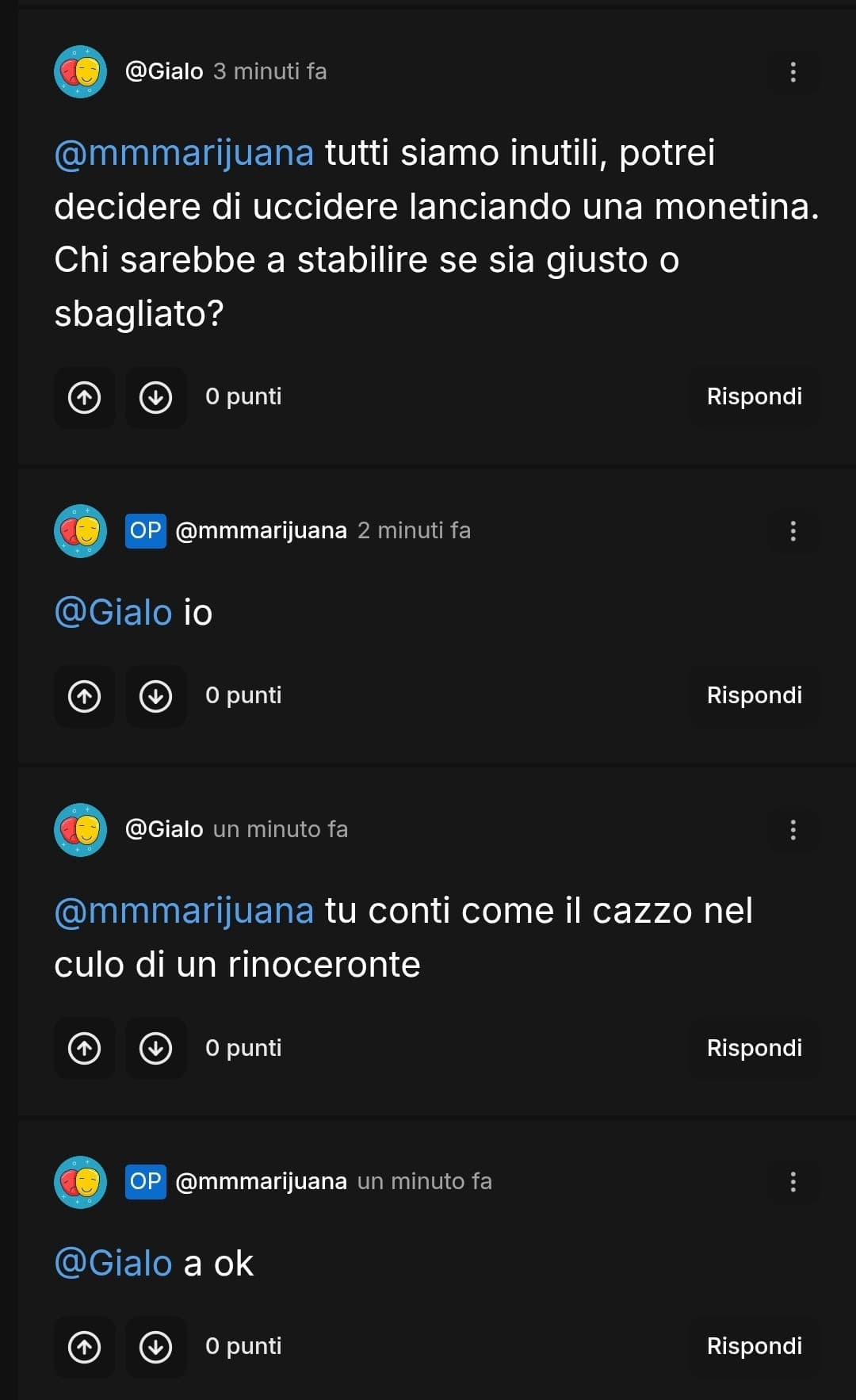 qualcuno mi difende pls