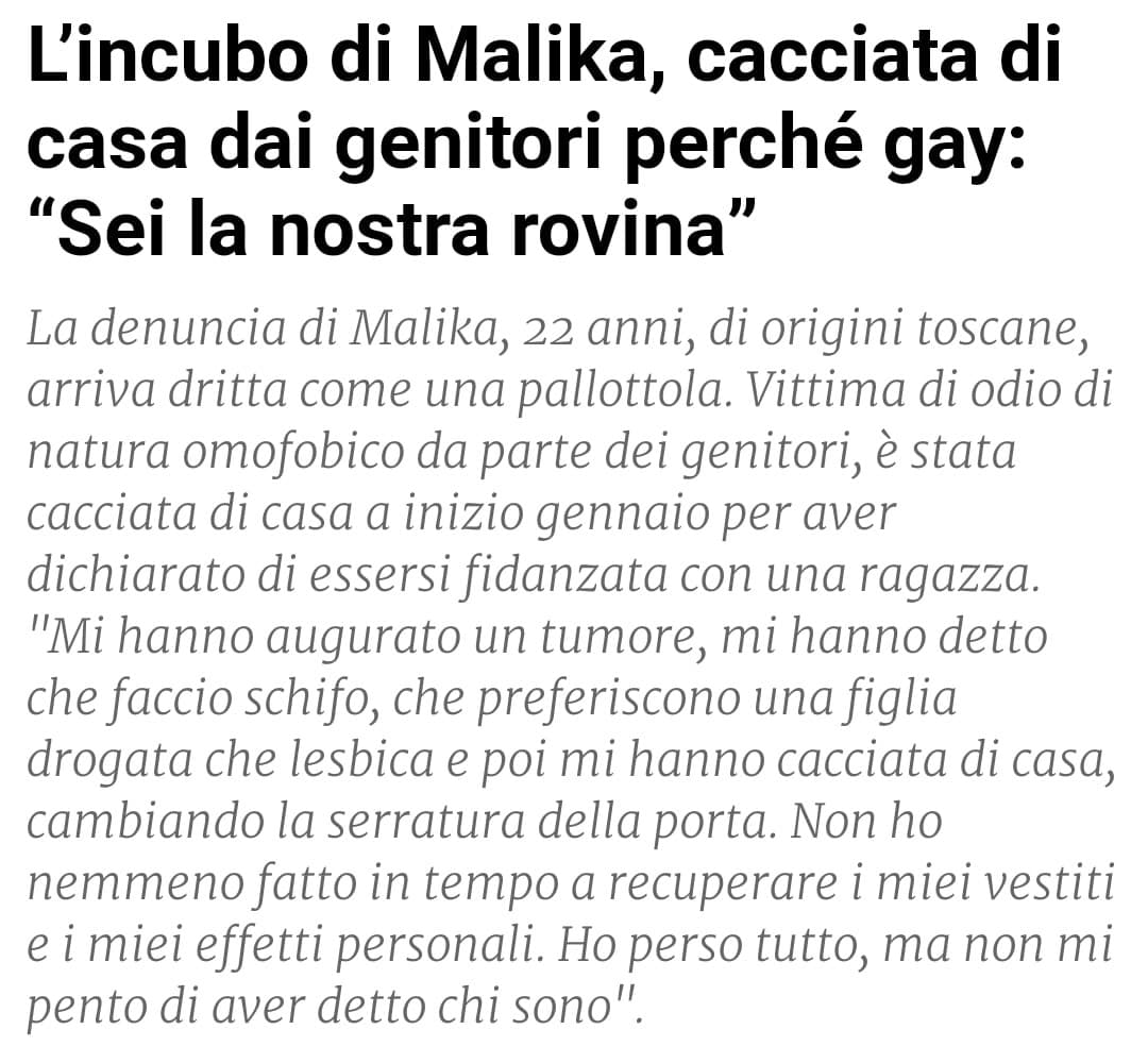 Che schifo di merda che esistano ancora persone del genere... Sono disgustato