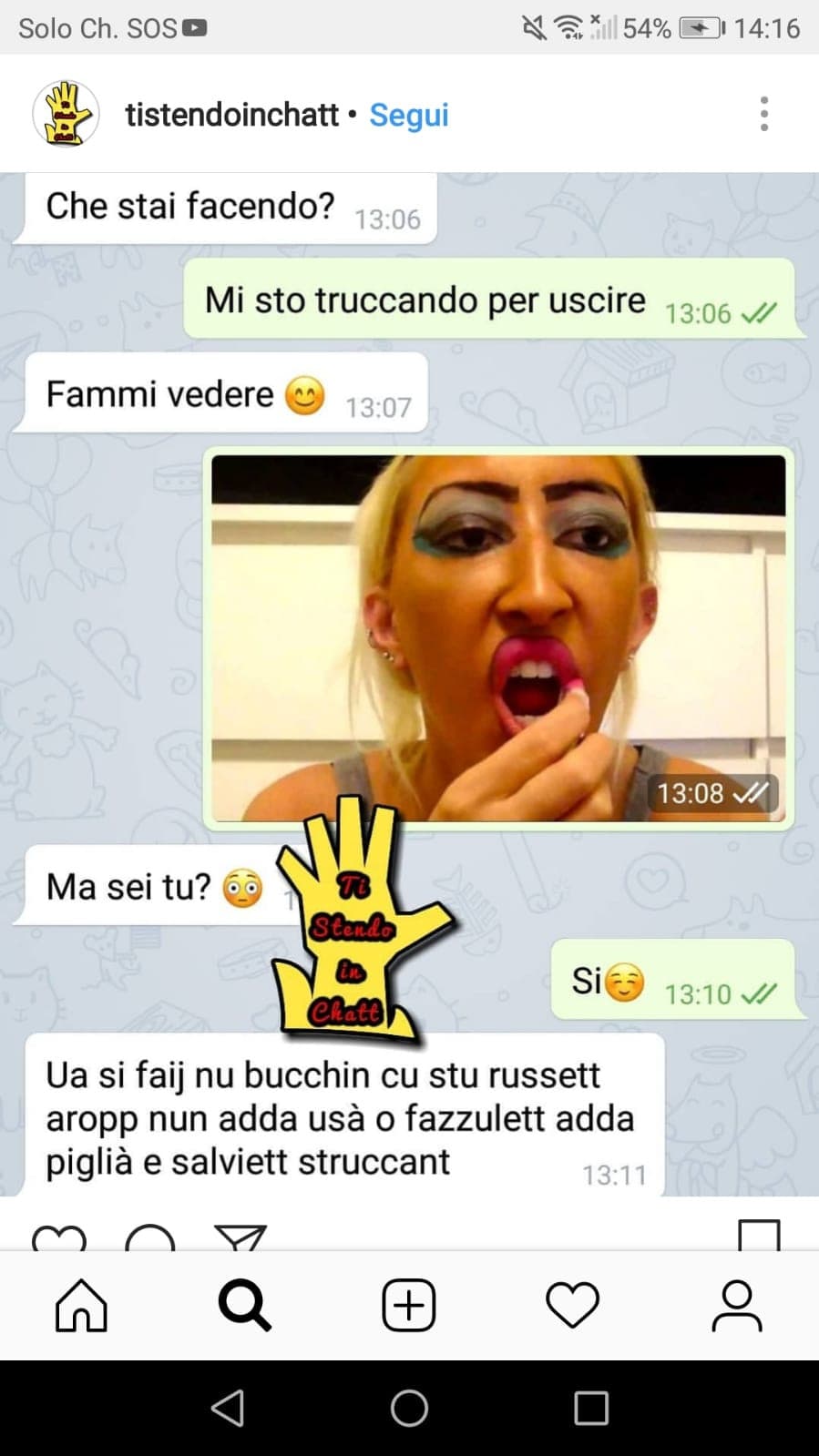 Forse questa volta me lo eliminano lo shout