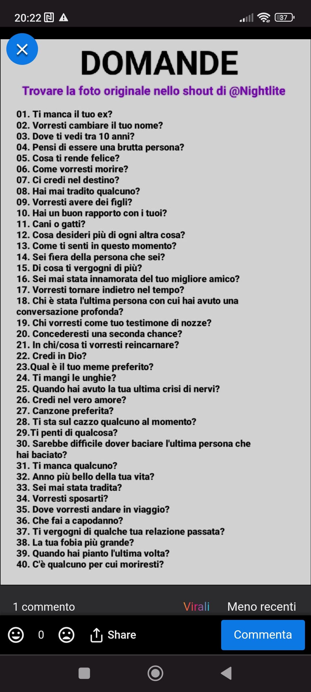 Mi sto annoiando a morte pls