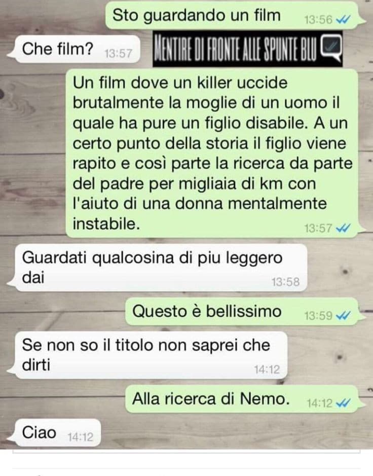 Ehm...non pensavo fosse cosi profondo questo film?