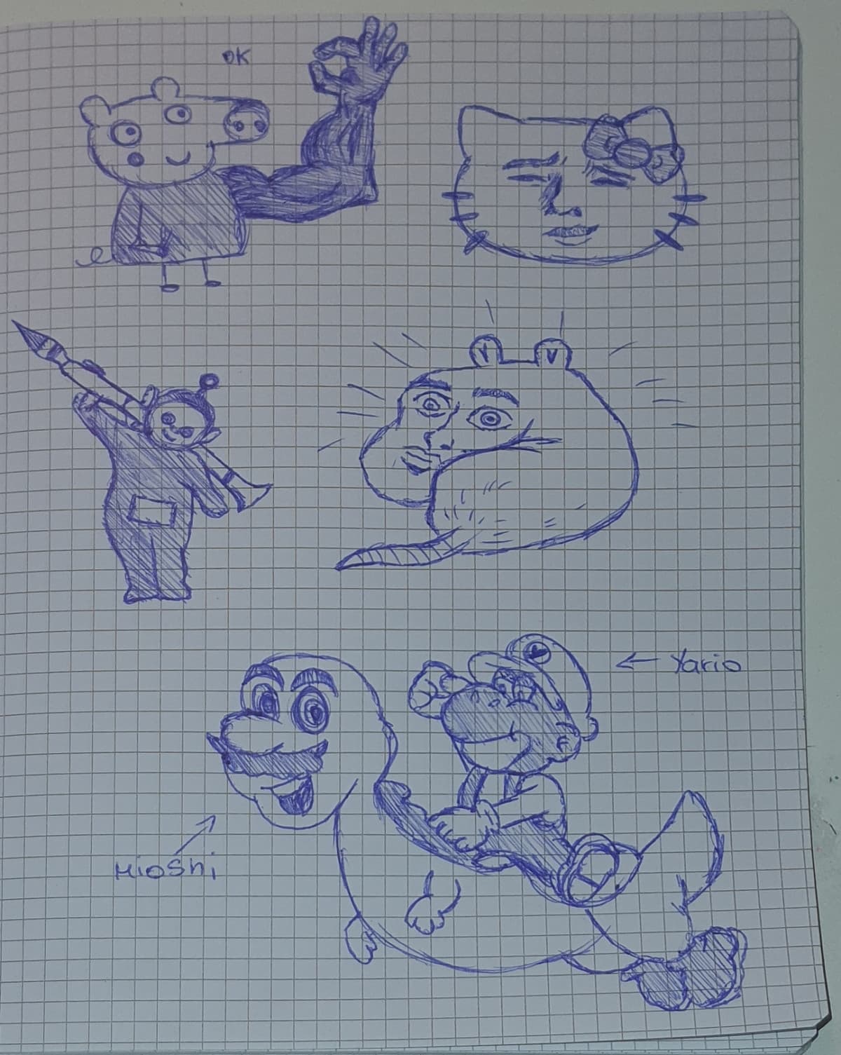 Per quelli che hanno visto io mio shout precedente.
I miei genitori si sono incazzati perchè ľ ho fatta piangere e mi hanno detto di farle un altro disegno