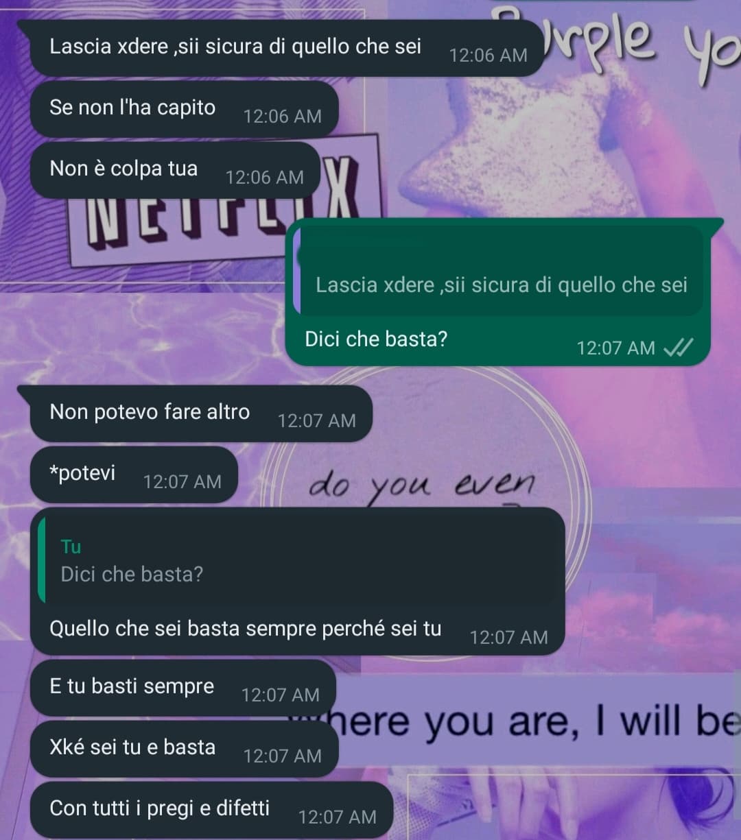 Spiego la situa in breve, riceverò molti dislike per il mio comportamento da egoista, ma chissene, la amo e basta??♀️