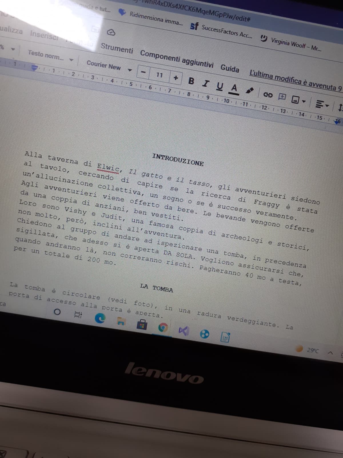 Preparare avventure di dnd all'ultimo è la mia specialità