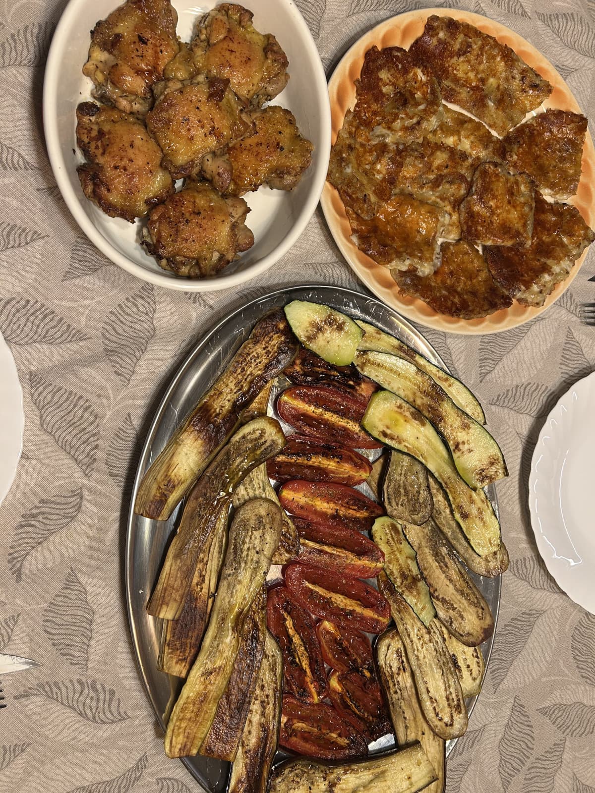 Pollo, frico e verdure alla piastra🥰