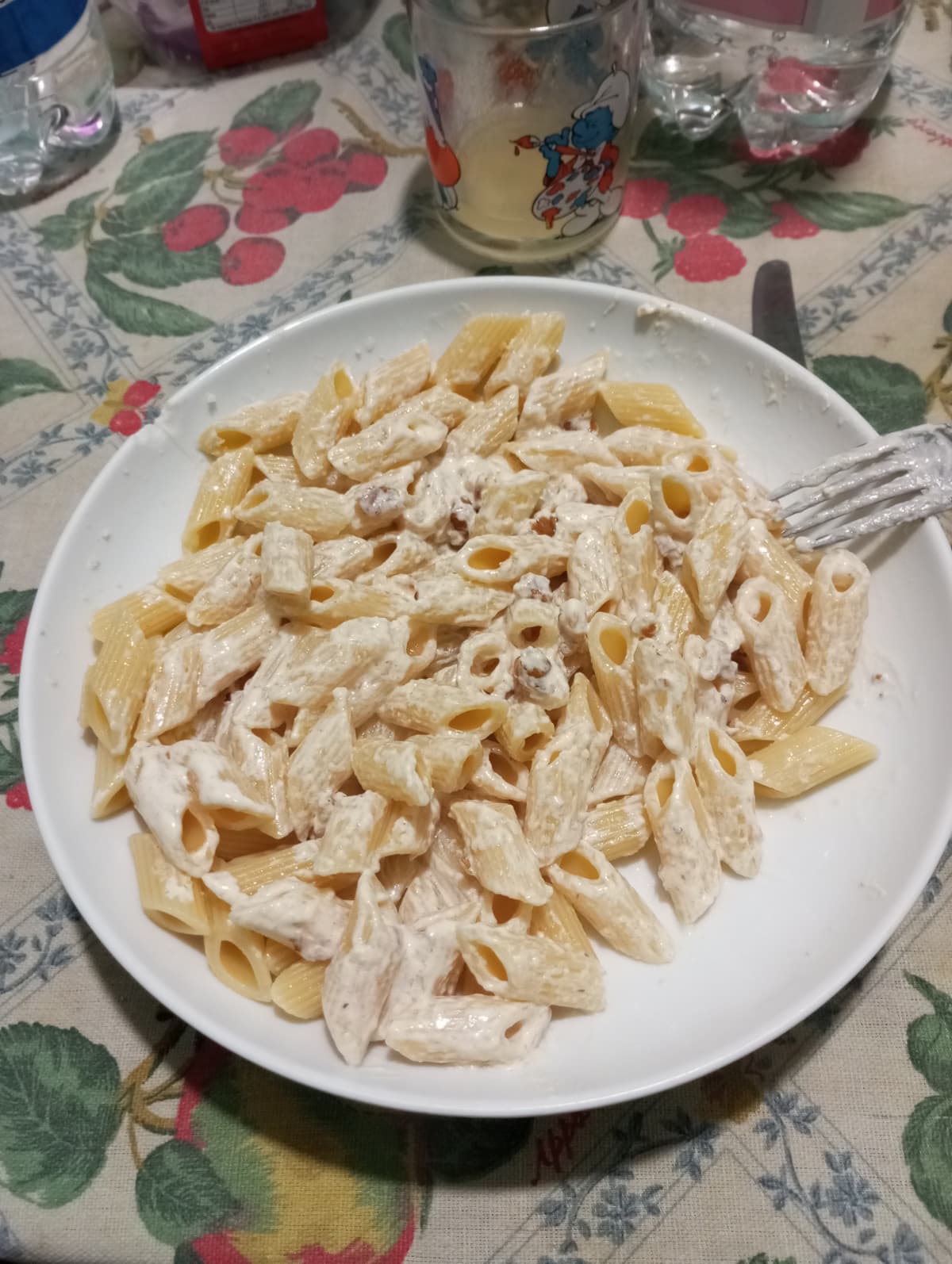 Pasta mascarpone e noci