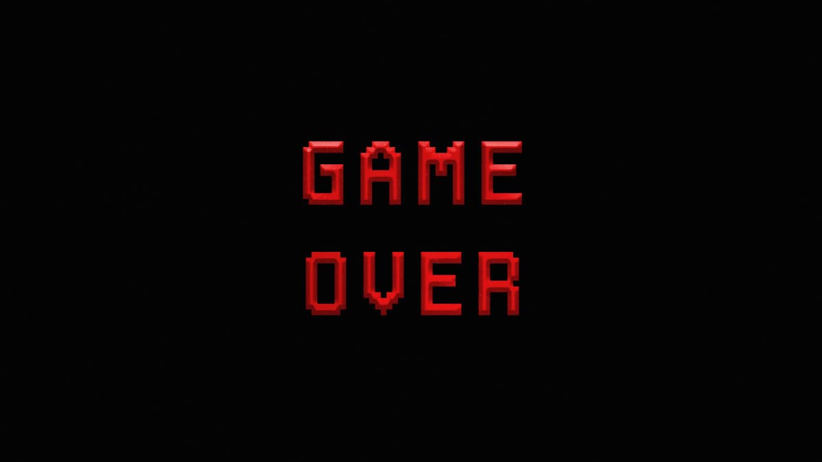 "Game over"