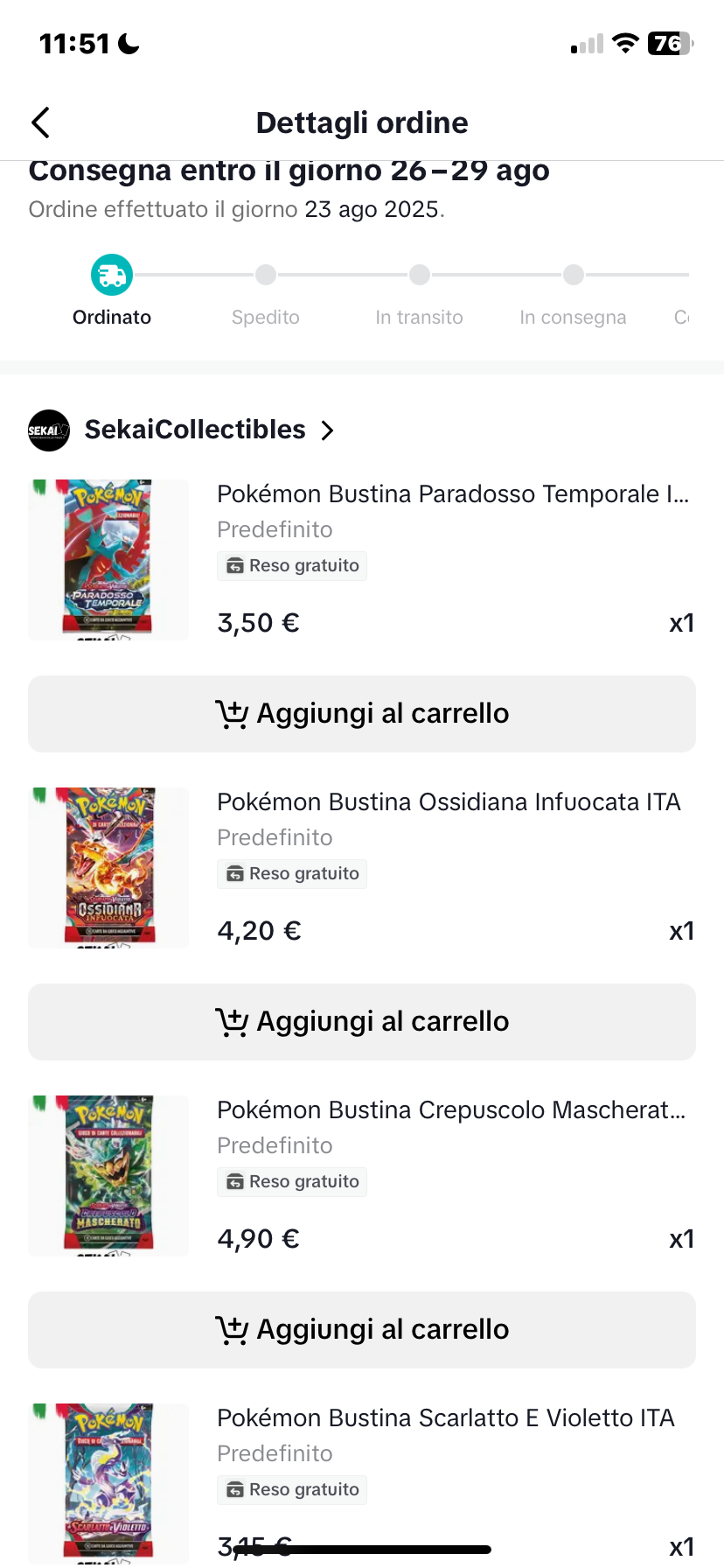 non ho mai sbustato e voglio cominciare, è il mio primo ordine… ci sta?