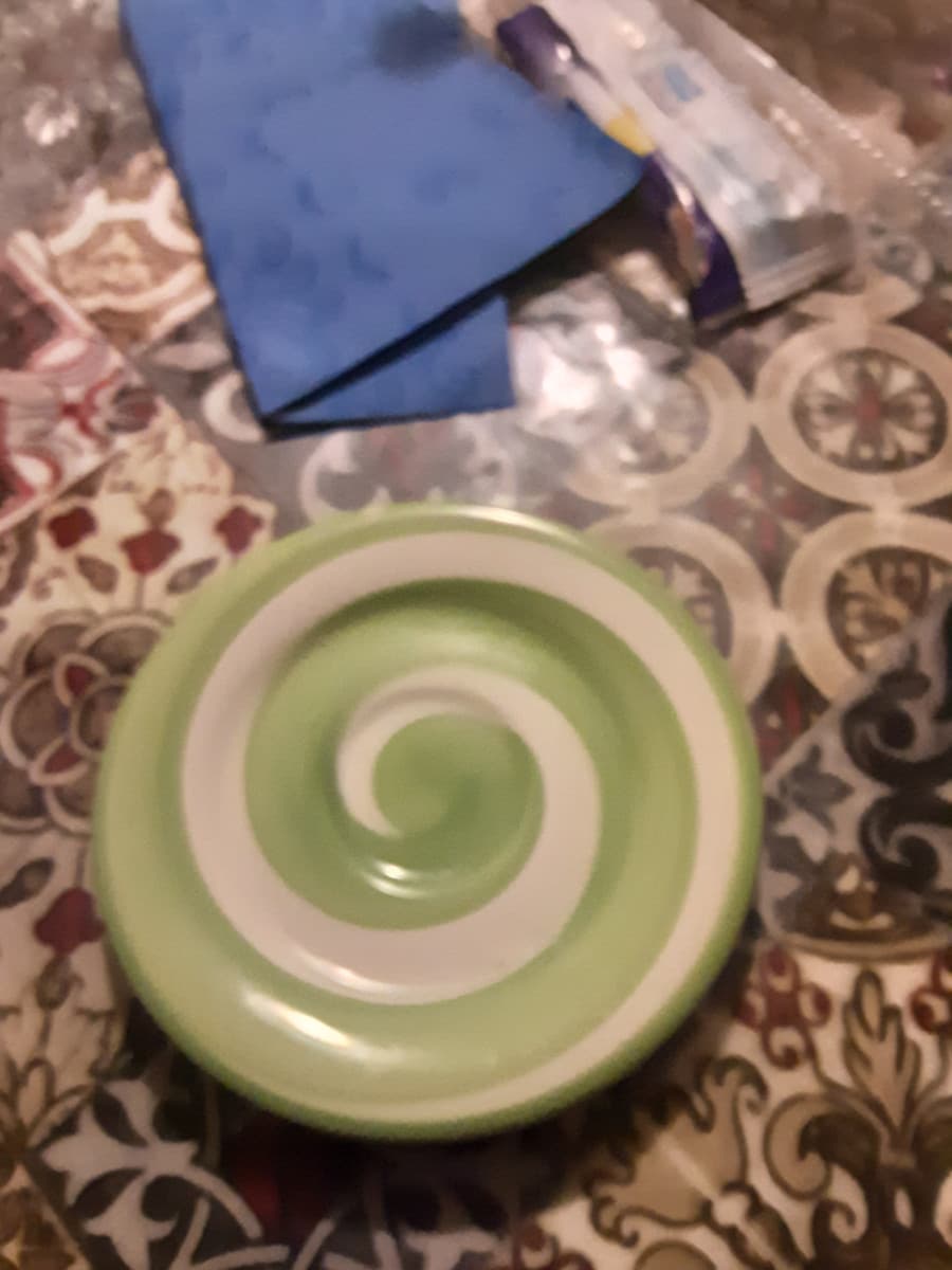 Piatto a spirale.