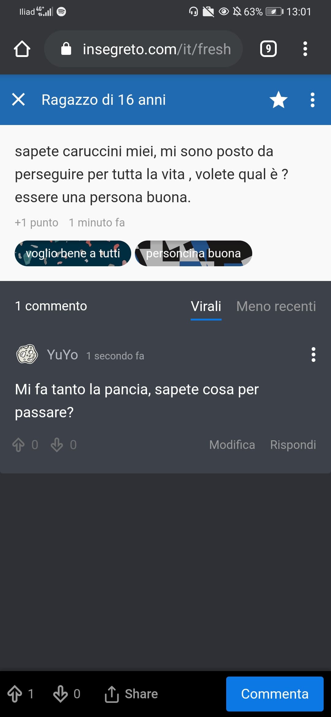 Ho esagerato?
