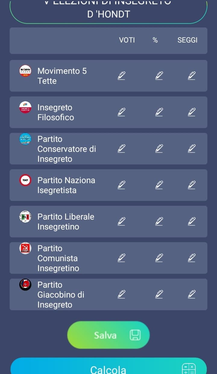 V Elezioni di Insegreto
