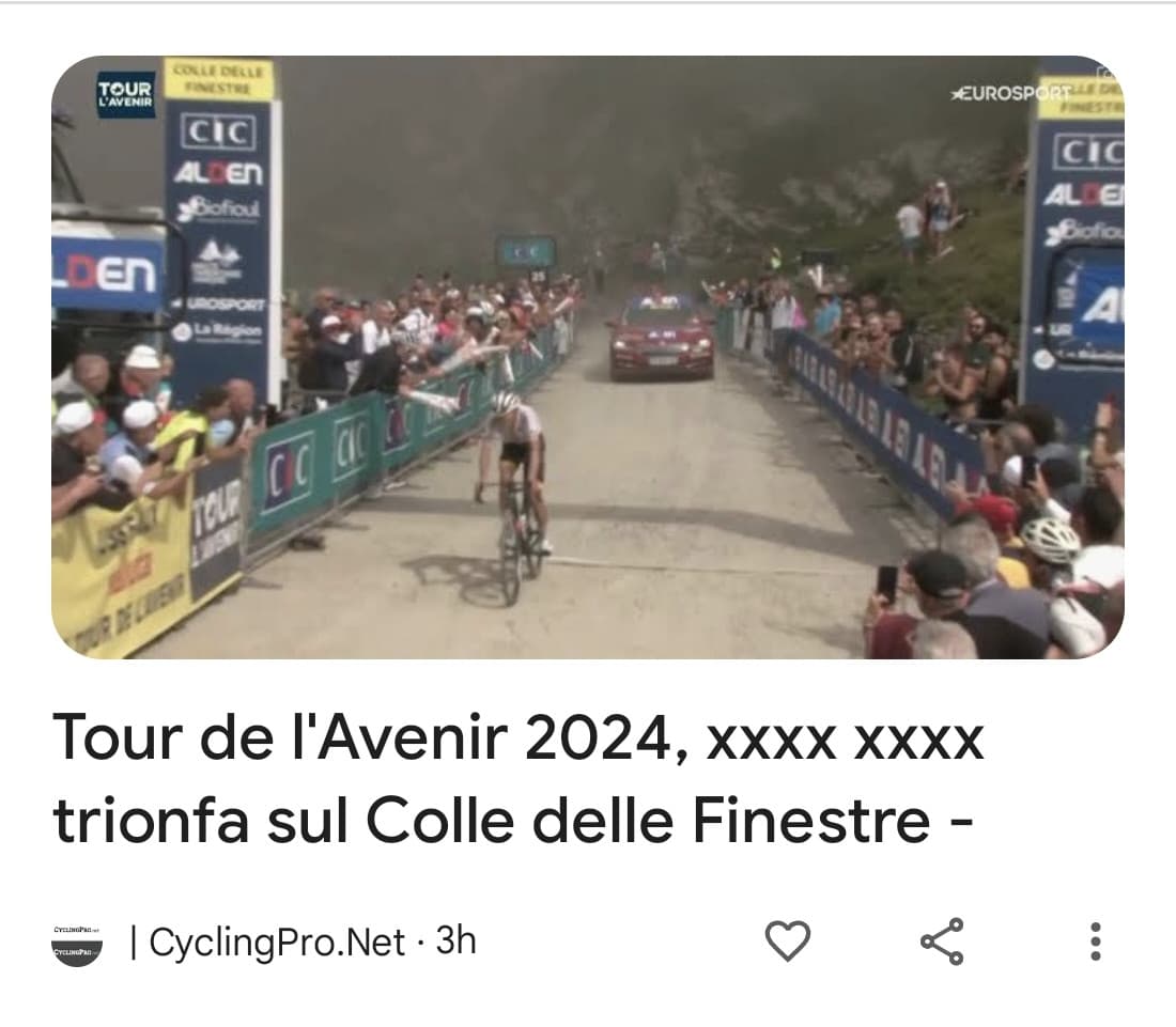 Complimenti all'Innominato!