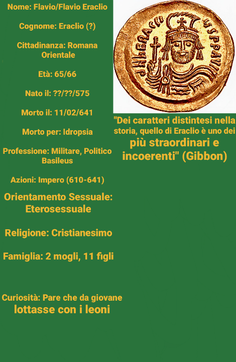 Eraclio I (una cosa: cari mod di Insorge ci tengo a comunicare che i tag sotto i miei shout sono persone che hanno chiesto di esser taggate, non molesto nessuno)